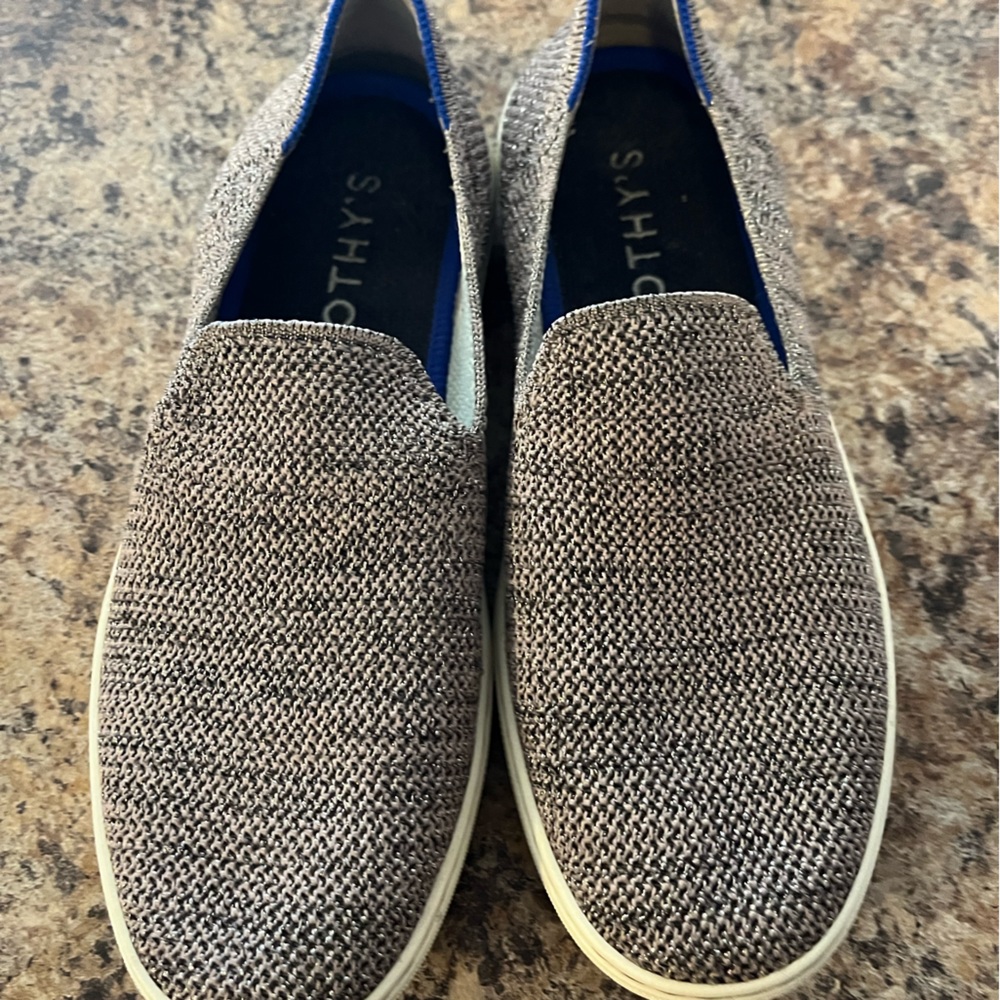 Rothy's Brown Knit Slip-On Sneakers
